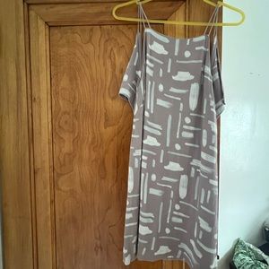 Strappy dress with open back